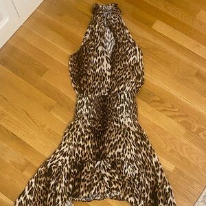 Olivaceous Animal Print Dress